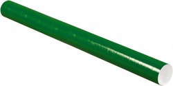 MSC 3X36 GRN MAILING TUBE W/CAP, Quantity: Each of 1