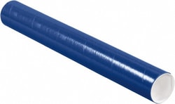 MSC&nbsp;3X24 BLUE MAILING TUBE W/CAP