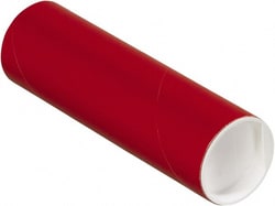 MSC Made in USA P2006R 2" Diam x 6" Long Round Colored Mailing Tubes 1