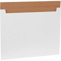 MSC&nbsp;28X22X1/4 WHT JUMBO FOLD-OVER MAILER