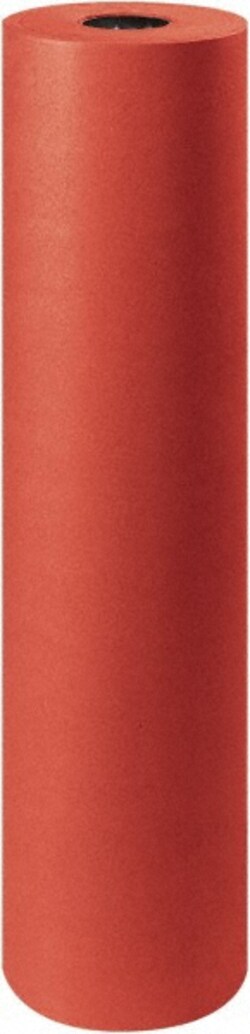 MSC Made in USA KP3650RD 1,000' Long x 36" Wide Roll of Colored Kraft Paper