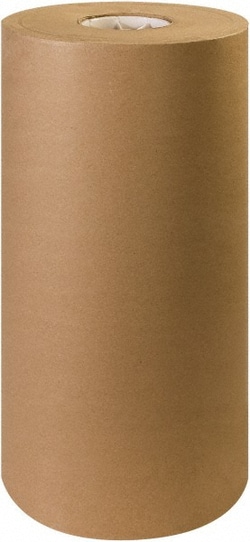 MSC Made in USA KP1875 475' Long x 18" Wide Roll of Recycled Kraft Paper