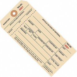 MSC Value Collection G18071 Pack of (1000), 6-1/4" High x 3-1/8" Long,