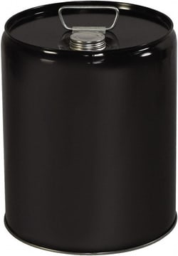 MSC HAZ1077 5 Gallon Gray Cylinder Metal Pail 13-3/8