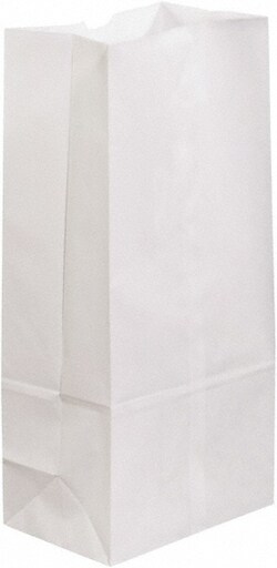 MSC BGG108W Pack of (500), Kraft Grocery Bags 7-3/4 x 4-3/4 x 16