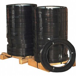 MSC SS114031HT 760' Long x 1-1/4" Wide, Ribbon Wound Coil Steel Strapping