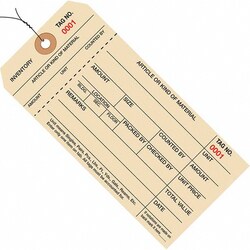 MSC Value Collection G18033 Pack of (1000), 6-1/4" High x 3-1/8" Long,