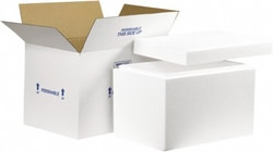 MSC 261C 12" Wide x 19" Long x 12-1/2" High Rectangle Insulated Box 1 Wall,