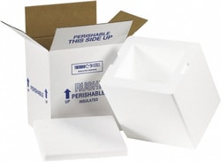 MSC Made in USA 209C 6" Wide x 8" Long x 9" High Rectangle Insulated Box