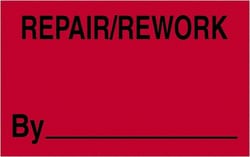 MSC&nbsp;REPAIR/REWRK RED 500RL TAPE LOGIC FLUOR LABEL
