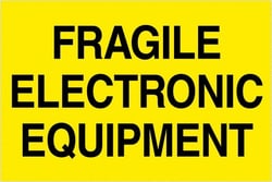 MSC&nbsp;ELEC EQUIP YLW 500/RL TAPE LOGIC FLUOR LABEL