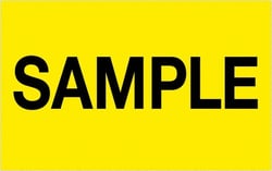 MSC&nbsp;1.25X2SAMPLE YLW 500RL TAPE LOGIC FLUOR LABEL