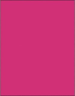 MSC Tape Logic LL185PK Pack of (100), 8-1/2" x 11" Fluorescent Pink Paper