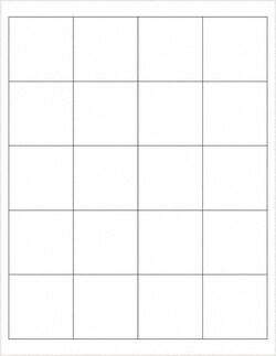 MSC 2X2 WHT 2000/PK WEATHERPRF LASER LABEL, Quantity: Pack of 2000