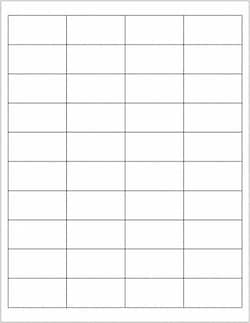 MSC 2X1 WHT 4000/CS RECTANGLE LASER LABEL, Quantity: Pack of 4000