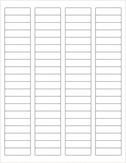 MSC Tape Logic LL109MC Pack of (80000), 1-3/4" x 1-3/4" White Paper Laser