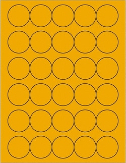 MSC Tape Logic LL192OR Pack of (3000) 1-1/2" x 1-1/2" Fluorescent Orange