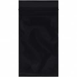 MSC 3X5 2MIL BLK 1000/PK RECLOSABLE POLY BAG