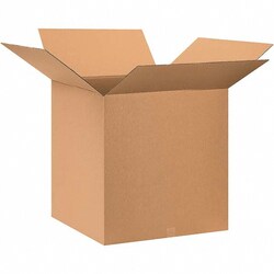 MSC 28X28X28 KRAFT CORRUGATED BOX, Quantity: Each of 1