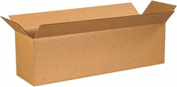 MSC Made in USA 401010 10" Wide x 40" Long x 10" High Rectangle Corrugated
