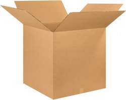 MSC 26X26X26 KRAFT CORRUGATED BOX, Quantity: Each of 1