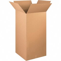 MSC 24X24X48 KRAFT TALL CORRUGATED BOX, Quantity: Each of 1