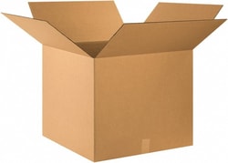 MSC 24X24X20 KRAFT CORRUGATED BOX, Quantity: Each of 1