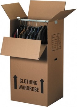 MSC 24X20X34 KRAFT WARDROBE BOX, Quantity: Each of 1