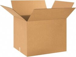 MSC 24X20X18 KRAFT CORRUGATED BOX, Quantity: Each of 1
