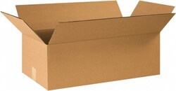 MSC Made in USA 24128R 12" Wide x 24" Long x 8" High Rectangle Corrugated