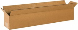 MSC Made in USA 2444 4" Wide x 24" Long x 4" High Rectangle Corrugated