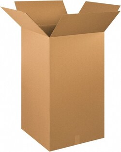 MSC 20X20X40 KRAFT CORRUGATED BOX, Quantity: Each of 1