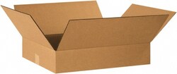 MSC 20164 16" Wide x 20" Long x 4" High Rectangle Corrugated Shipping Box