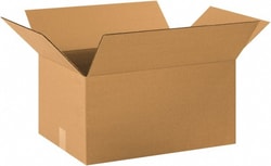 MSC Made in USA 201410 14" Wide x 20" Long x 10" High Rectangle Corrugated