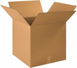 MSC 19X19X19 KRAFT CORRUGATED BOX, Quantity: Each of 1