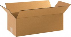 MSC 1886 8" Wide x 18" Long x 6" High Rectangle Corrugated Shipping Box