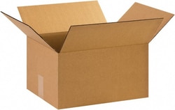 MSC Made in USA 15128 12" Wide x 15" Long x 8" High Rectangle Corrugated