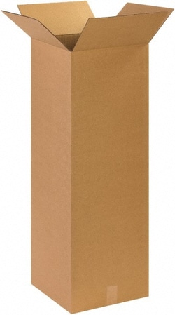 MSC Made in USA 141436 14" Wide x 14" Long x 36" High Rectangle Corrugated