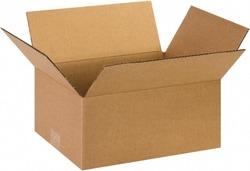 MSC Made in USA 13106 10" Wide x 13" Long x 6" High Rectangle Corrugated