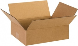 MSC Made in USA 13104 10" Wide x 13" Long x 4" High Rectangle Corrugated