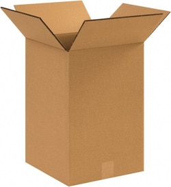 MSC HD121218DW 12" Wide x 12" Long x 18" High Rectangle Heavy Duty Corrugated