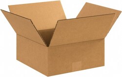 MSC Made in USA 12125 12" Wide x 12" Long x 5" High Rectangle Corrugated