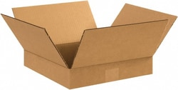 MSC Made in USA 12122 12" Wide x 12" Long x 2" High Rectangle Corrugated