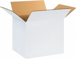 MSC 1288W 8" Wide x 12" Long x 8" High Rectangle Corrugated Shipping Box