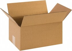 MSC 1286 8" Wide x 12" Long x 6" High Rectangle Corrugated Shipping Box