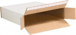 MSC&nbsp;11-1/8X2X8-3/4 WHT SELF-SEAL SIDE LOAD BOX