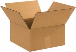 MSC Made in USA 11116 11" Wide x 11" Long x 6" High Rectangle Corrugated