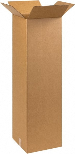 MSC Made in USA 101030 10" Wide x 10" Long x 30" High Rectangle Corrugated