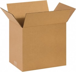 MSC Made in USA 161214 12" Wide x 16" Long x 14" High Rectangle Corrugated