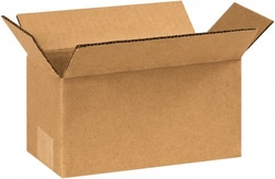 MSC Made in USA 844 4" Wide x 8" Long x 4" High Rectangle Corrugated Shipping